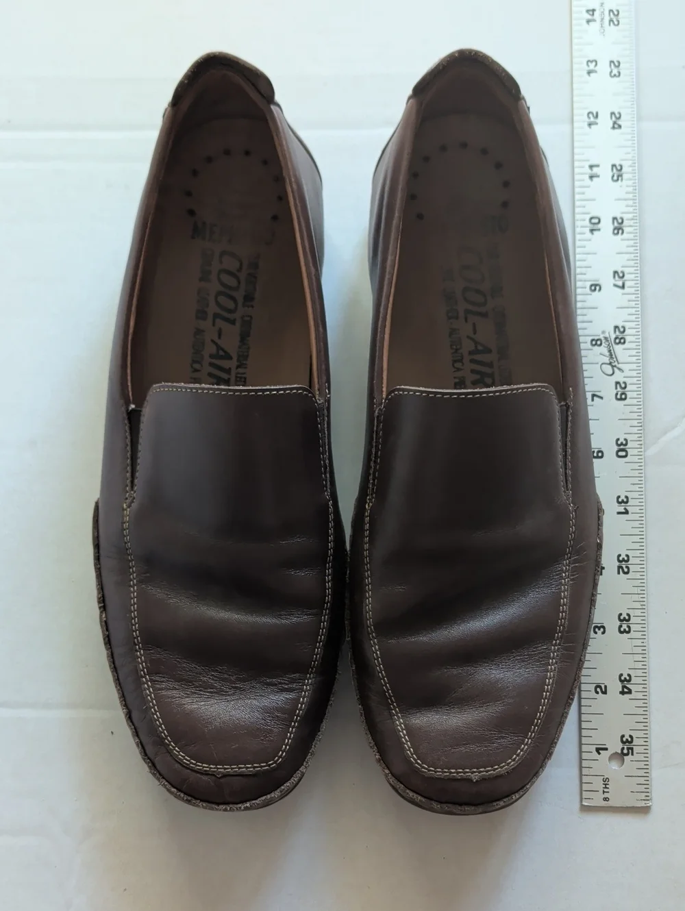 Mephisto Men's Dark Brown Leather Slip-On Loafers
